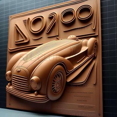 3D мадэль Auto Union 1000 Sp (STL)